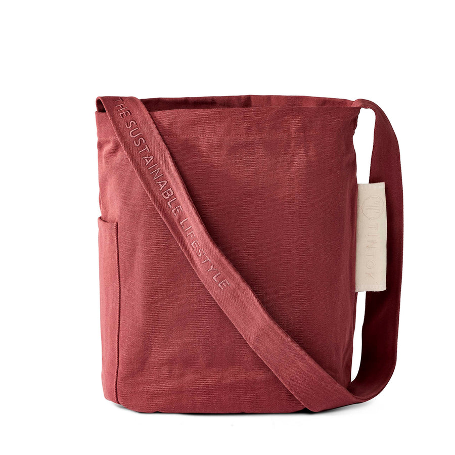 Mira Canvas Taske - Dusty Cedar