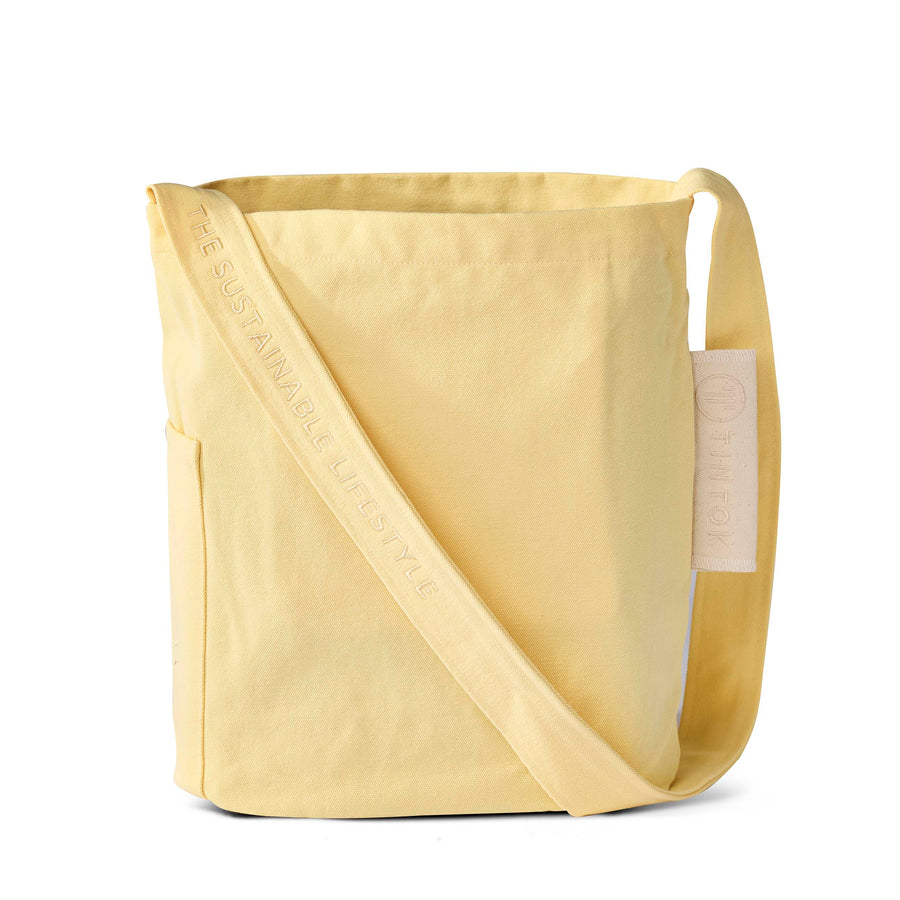 Mira Canvas Taske - Pastel Yellow