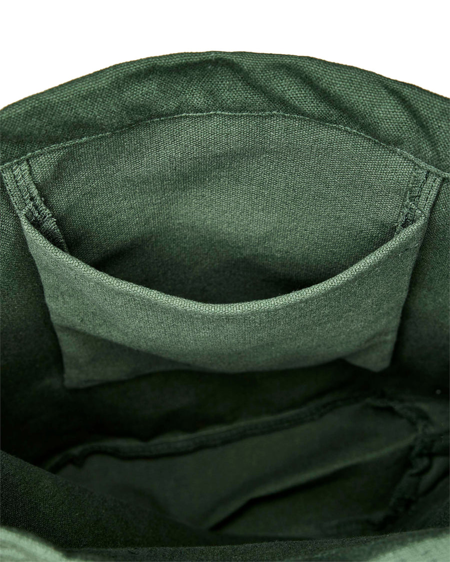 Mira Canvas Taske - Forest Green