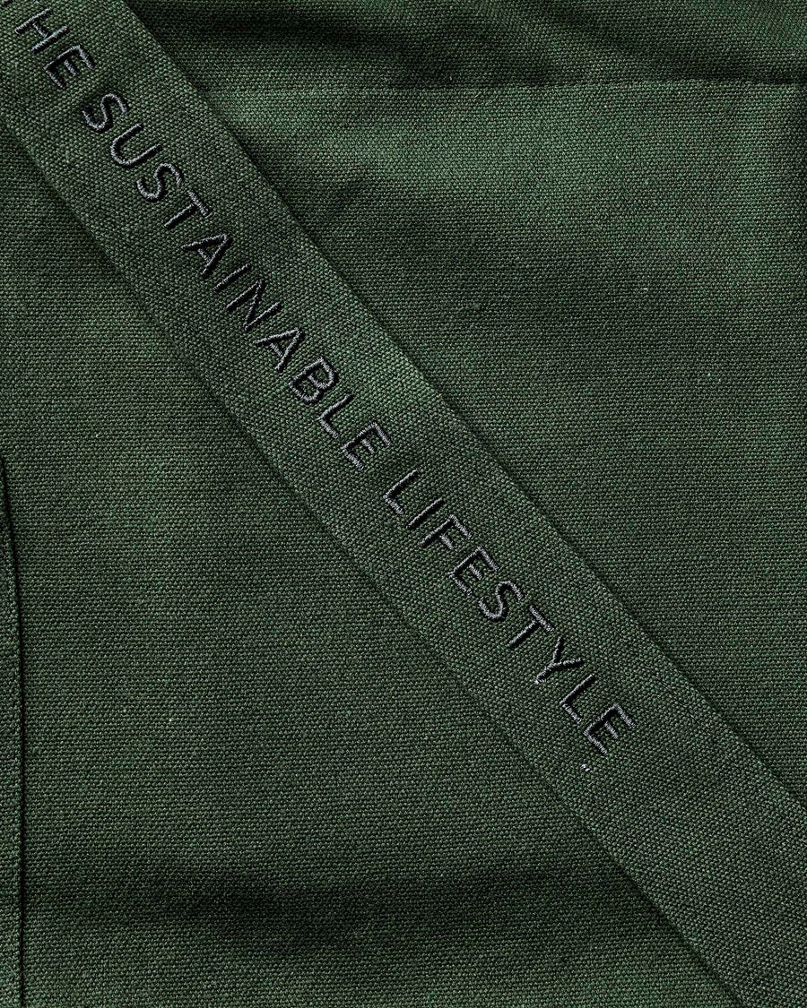 Mira Canvas Taske - Forest Green
